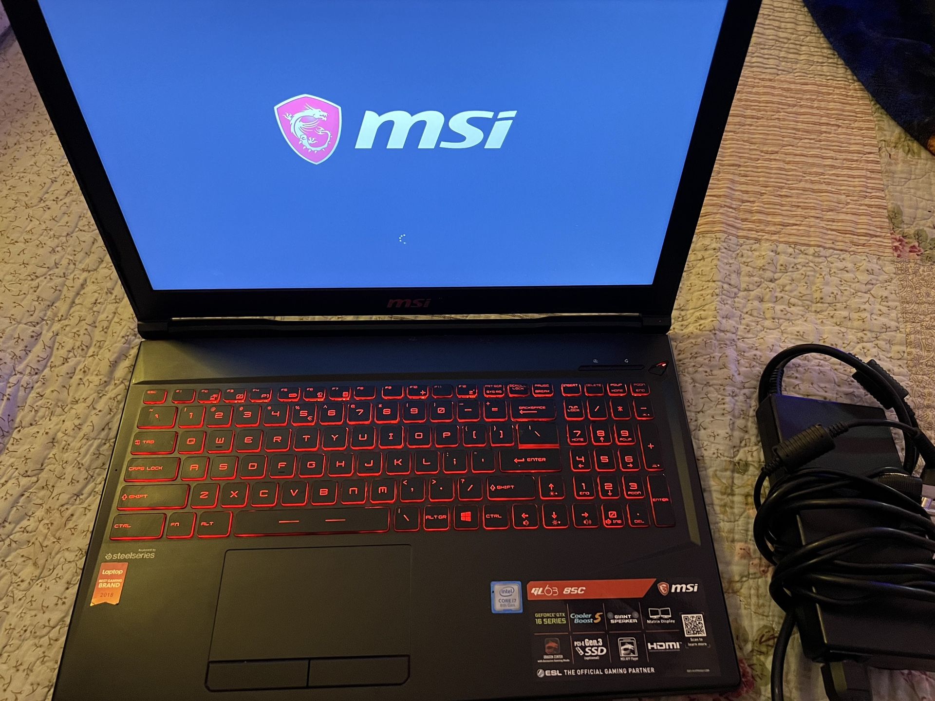 MSI Red Dragon Gaming Laptop 2018