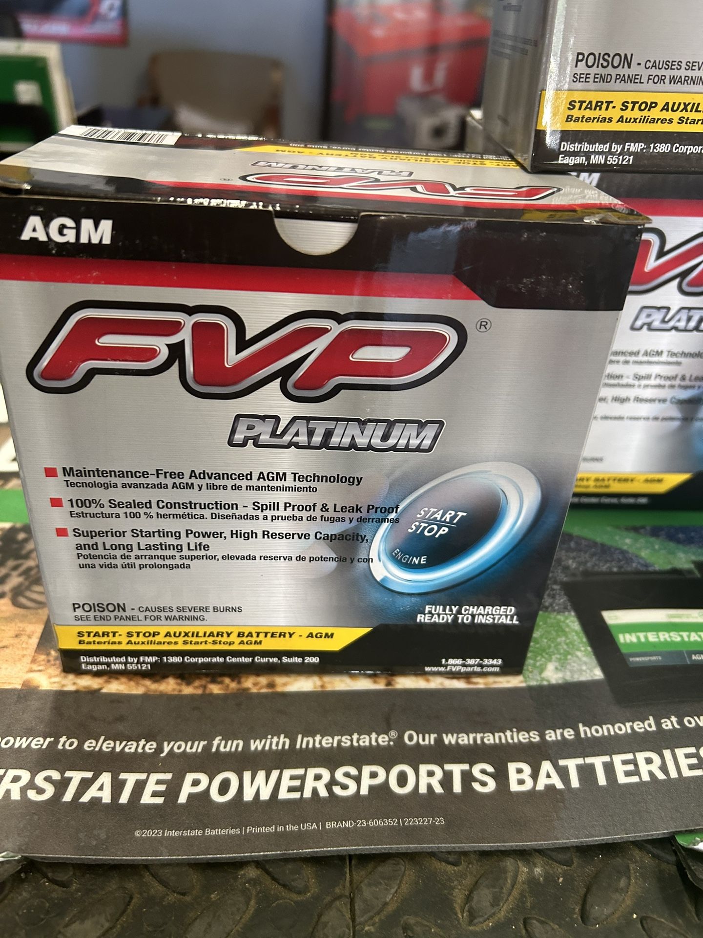 Car Batteries, Aux. Battery - NEVER USED