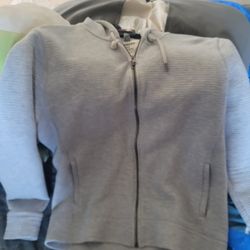 Grey Light Zip Up Hoodie Barely Used