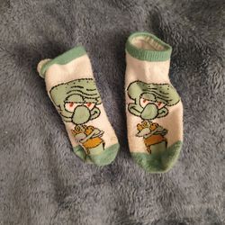 Squidward Toddler Socks 