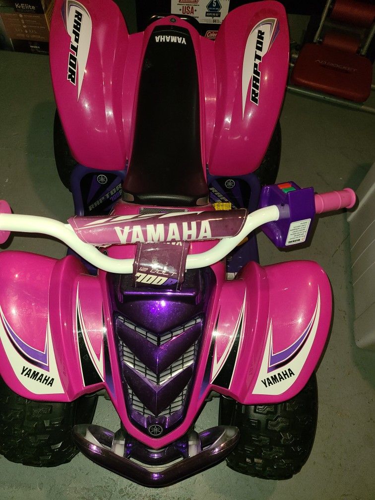 Pink Yamaha Motor Bike