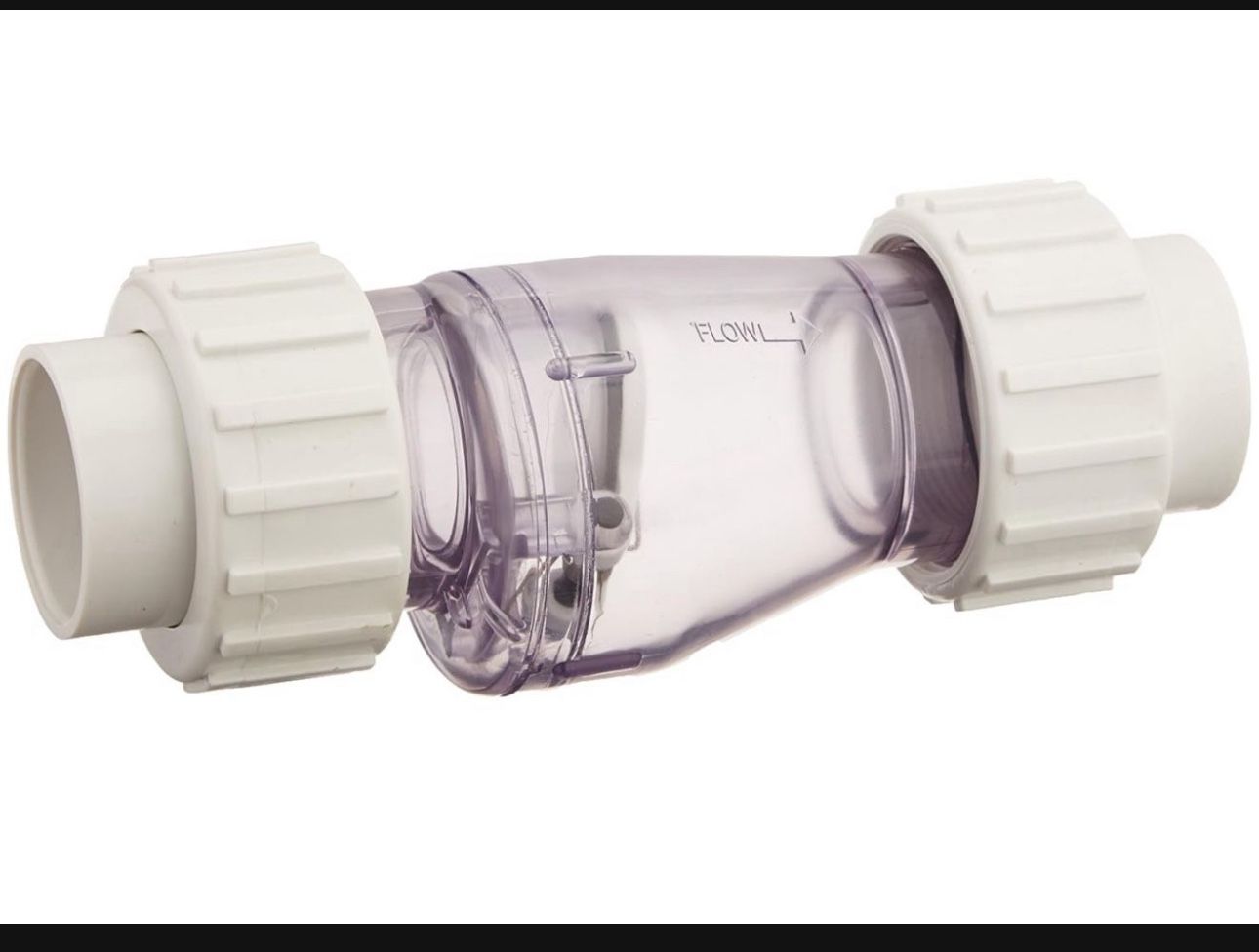 XtremepowerUS Swimming Pool Pump Spring Check Valve Inline Control (1.5")