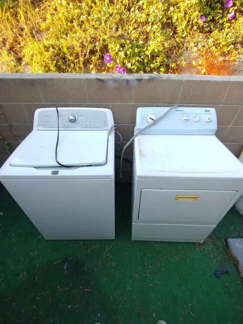 Maytag washer and Kenmore elite dryer