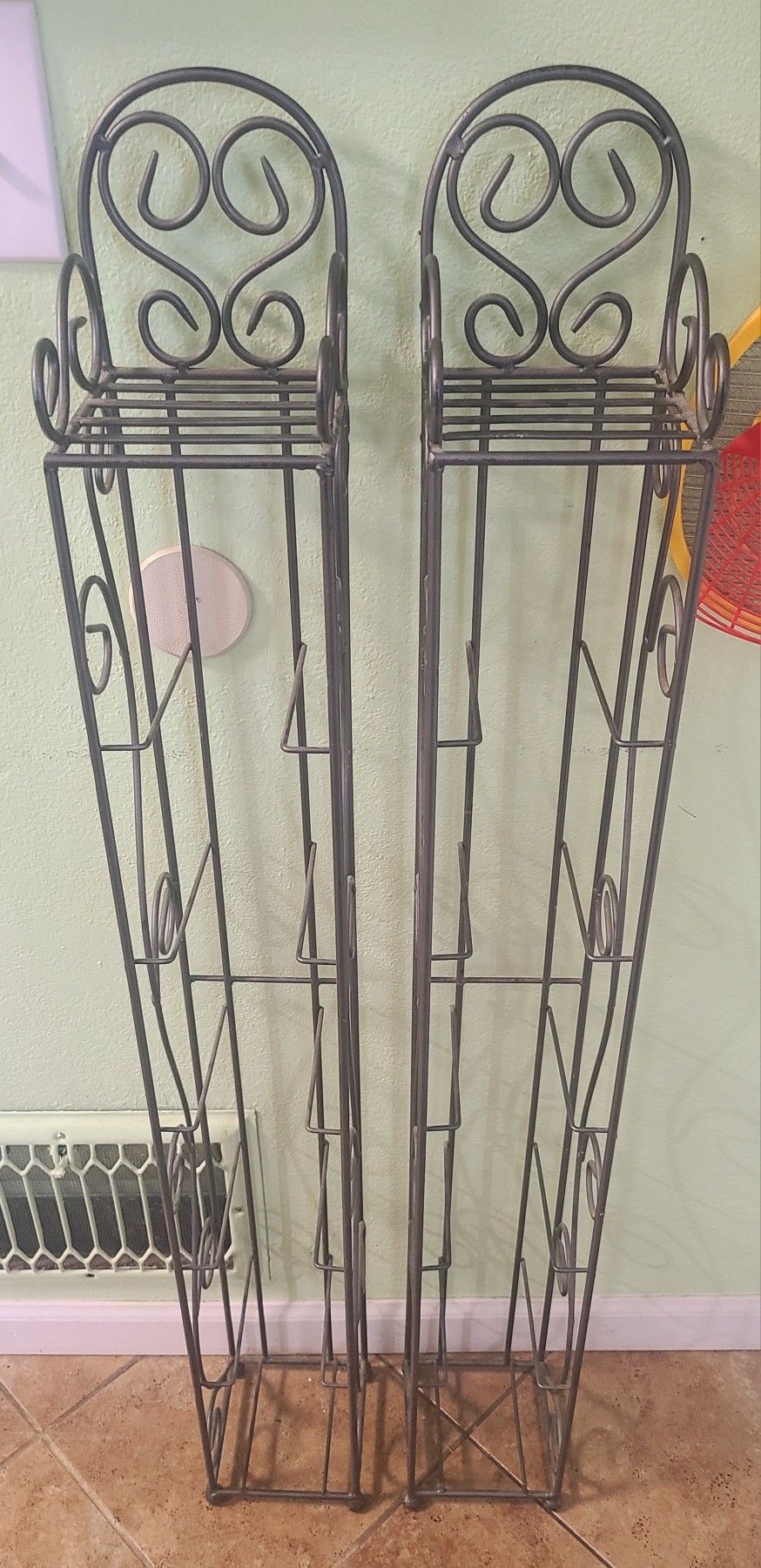💿 2 CD DVD Metal Stands