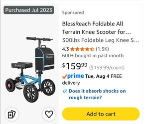 BlessReach Knee Scooter