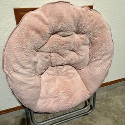 Pink Saucer Chair For Adults