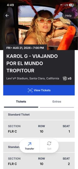 Karol G  VIAJANDO POR EL MUNDO TROPITOUR Friday August 21th