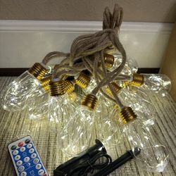 Solar Bistro Lights 26ft 