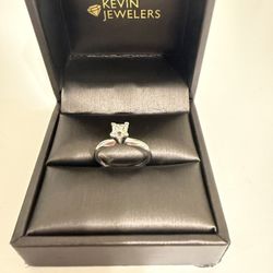 Engagement Ring 14k 1/2 Ct Natural Diamond 