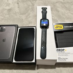 iPhone 11 Pro Max And Apple Watch