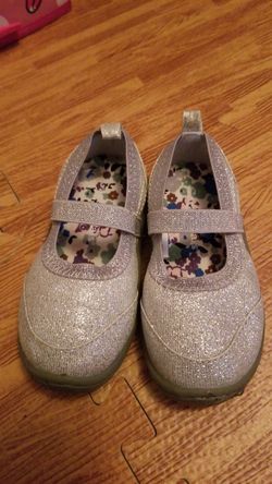 New silver glitter shoes