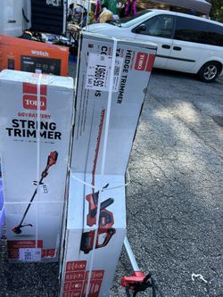 Toro Battery Powered Hedge Trimmer / String Trimmer