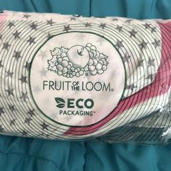 New  Fruit Of The Loom Girls Size 12 14 Pack Of Underwear 100% Cotton 