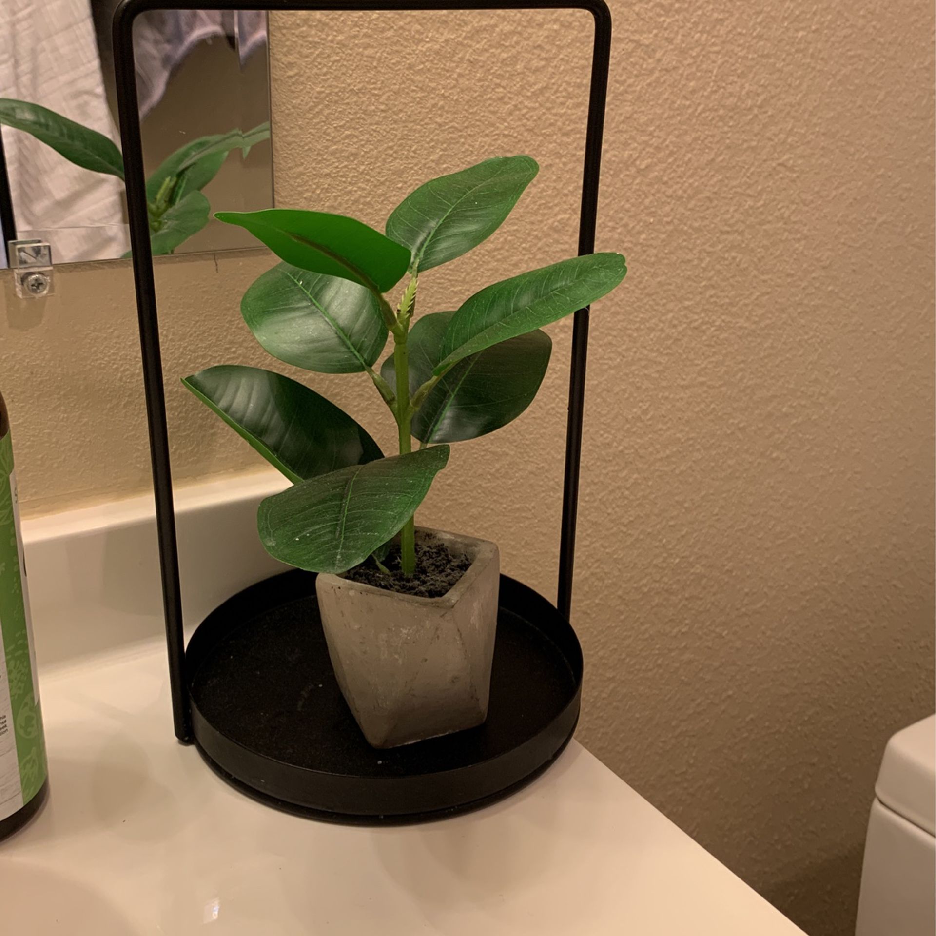Fake Plant And Stand 