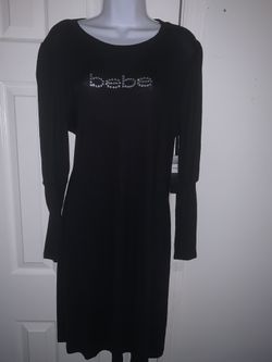 New Bebe 1x black dress