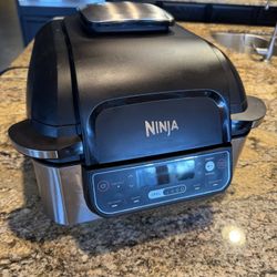 Ninja 1760 Watt Foodi Smart Grill - Silver