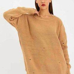 Monstrada women oversize tunic sweater (for small to medium frame) new with tag selling for only $20
