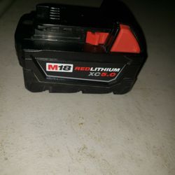 Milwaukee Batería 5.0 LITHIUM Nuevecita Grande 