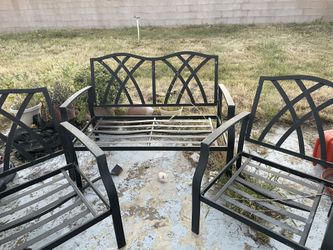Three Piece Outdoor Patio Frame Set