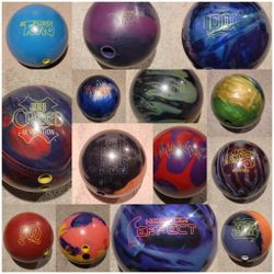 Variety of Bowling Balls