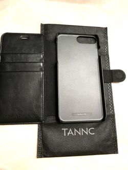 Tannc Black Leather Phone Case