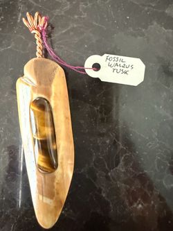 Handcrafted Wire-Wrapped Tiger's Eye Pendant
