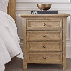 Night Table Pottery Barn Hudson Color Seadrift Perfect Condition!