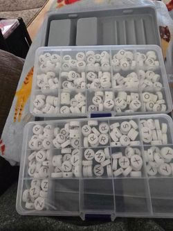 Alphabet Letter Beads for Crafts