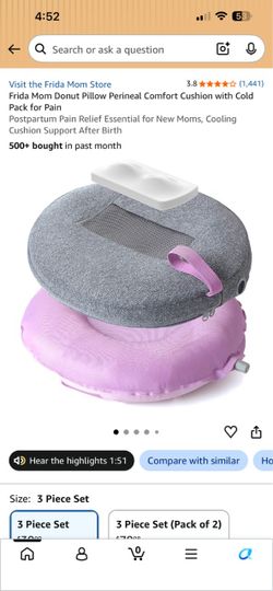 Frida Mom Donut Pillow Perineal Comfort Cushion