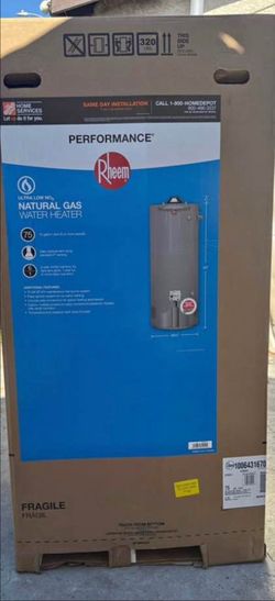 Rheem 75 gallon water heater