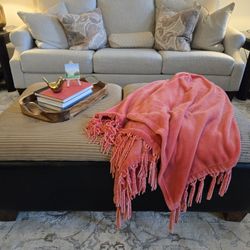 Coffee Table Ottoman |Dual Lift Lids