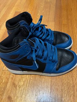 Air jordan 1 high | blue and back size 6.5 youth 45$ obo