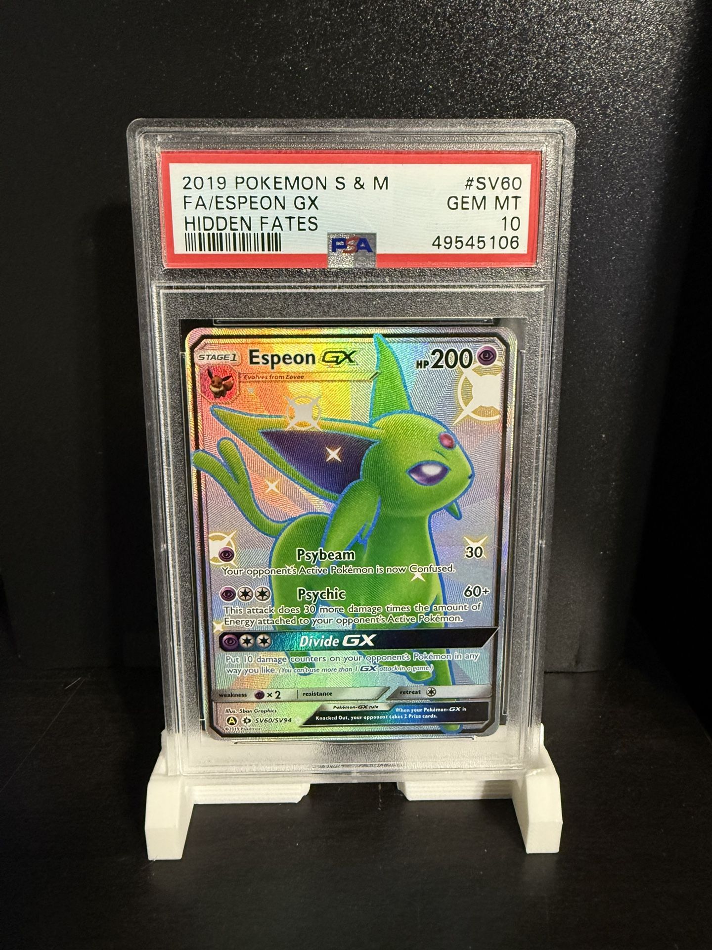 Espeon GX Psa 10 Slab
