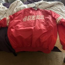 49ers Starter Jacket Like New Size 4xl