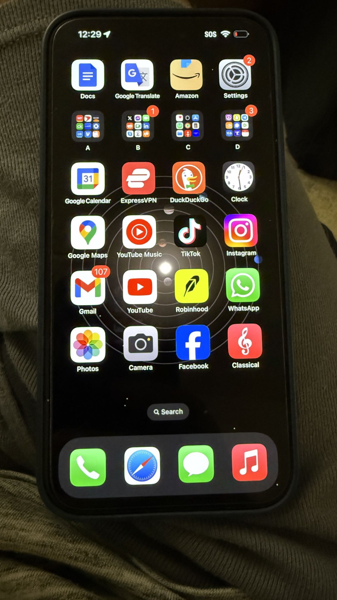 iPhone 15 Pro Max with TikTok