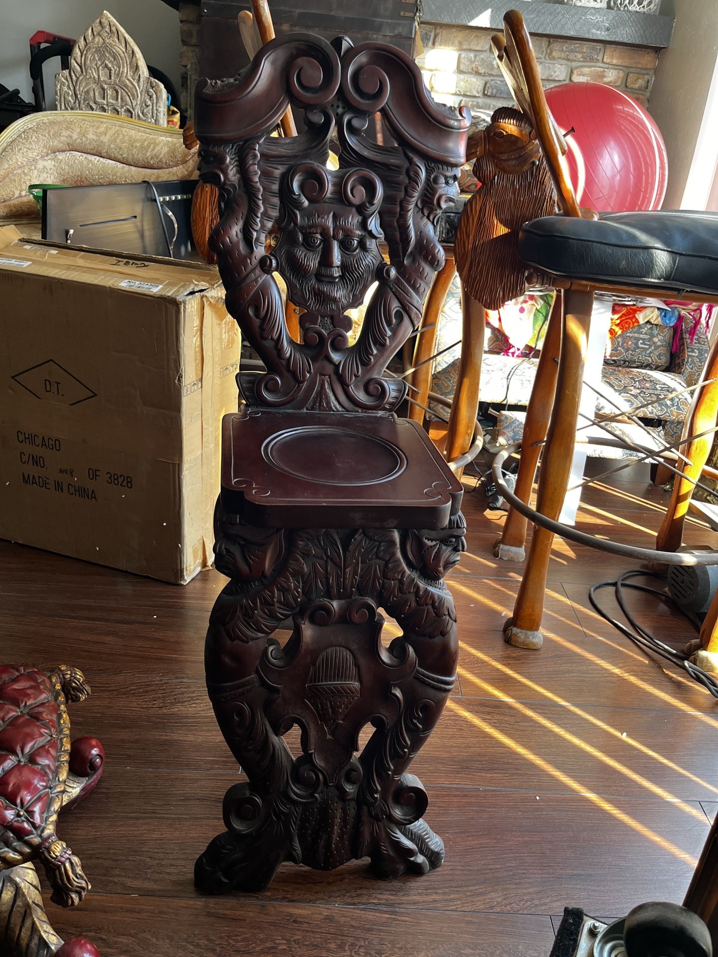 Renaissance Revival “Sgabello” Hall Chair 