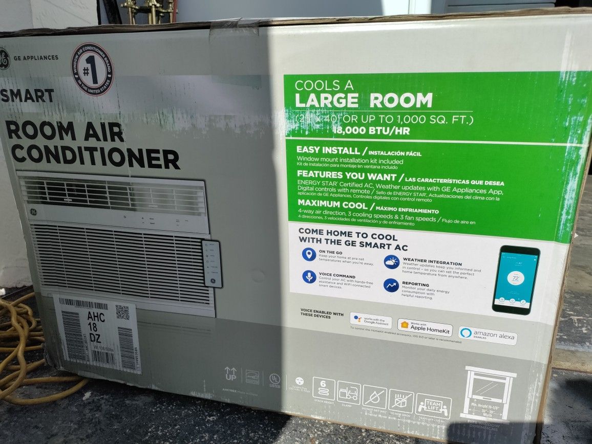 Brand New Inbox GE 18000 BTU With Remote Window AC Original Warranty