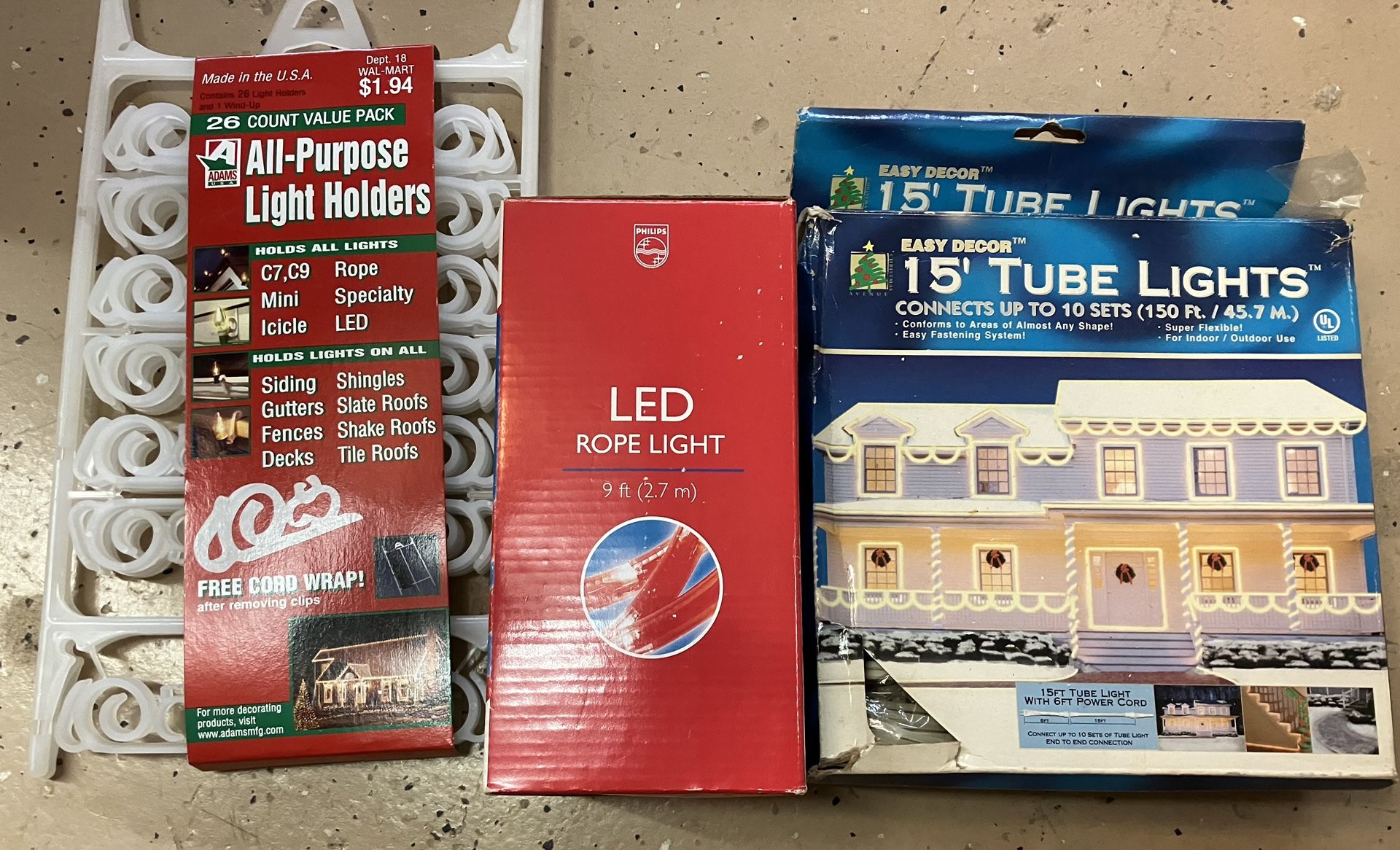 White And Red Rope Lights