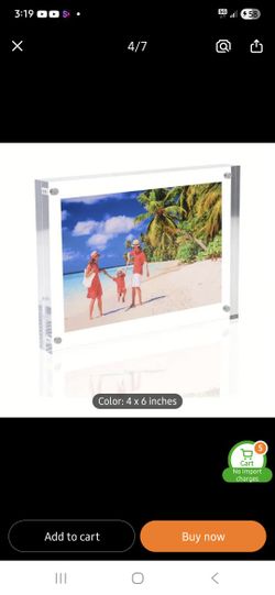 Modern Magnetic Acrylic Photo Frame