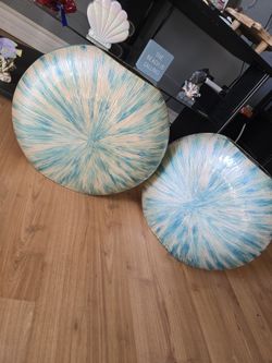 Turquoise Metal Vase