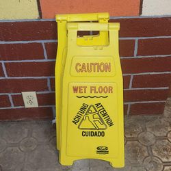 Janitiorial Wet Floor Signage