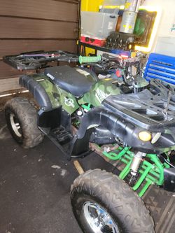 4 wheeler  runs good
