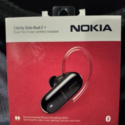 "Experience Audio Excellence: Introducing the Nokia Clarity Solo Bud 2 Plus with Dual Mic ENC! Perfe