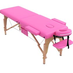 Pink massage Bed And Carry Bag