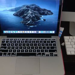 MacBook Pro 13 inch Mid 2014 Retina Display Intel Core i5 @ 2.6GHz, 8 GB Ram, 256gb SSD, Catalina. Comes with Charger.
