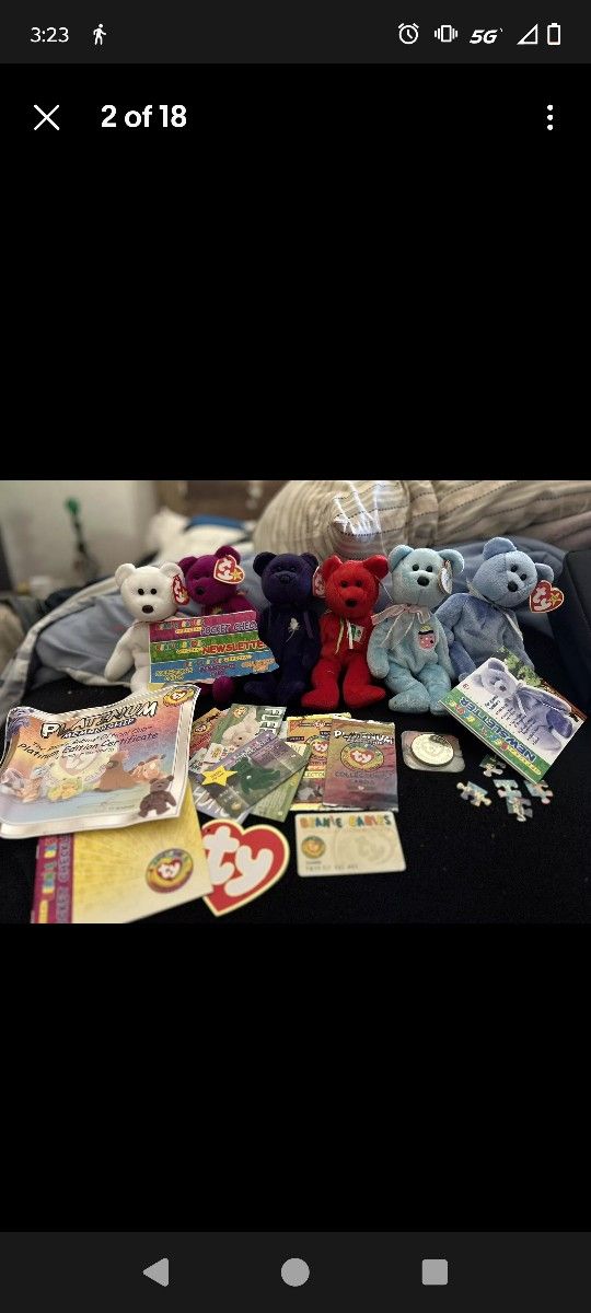 1999 Beanie Baby Collection Members Edition