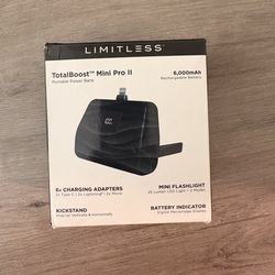 Limitless TotalBoost Mini Pro II Portable Power Bank 6000mAh