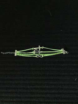 New leather charm bracelet