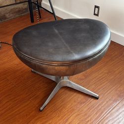 Restoration Hardware Aviator Egg Ottoman/footstool 