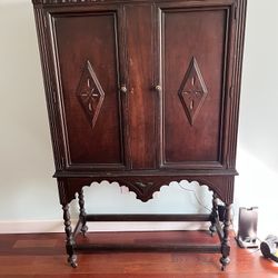 Antique Radio Cabinet